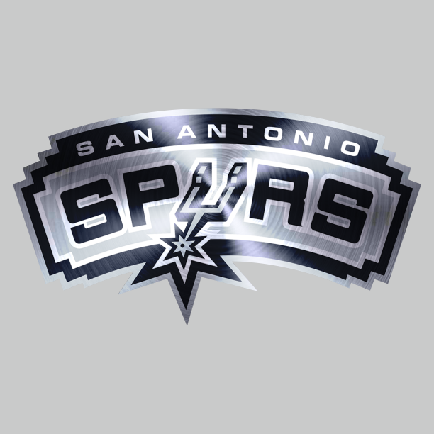 San Antonio Spurs Stainless steel logo vinyl decal